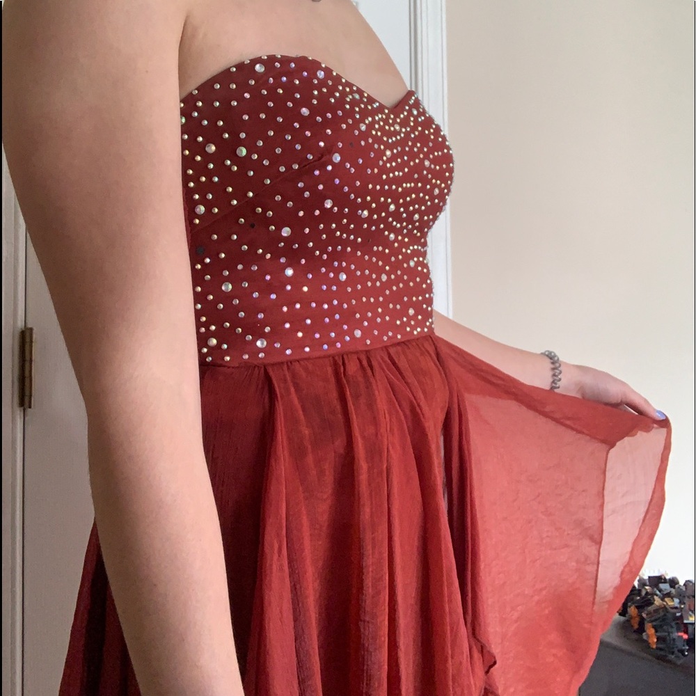 Rhinestone Prom Dress!